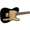 Fender Squier 40th Anniversary Telecaster BLK Gold Edition Indian Laurel Fingerboard Electric Guitar with Gig Bag Black 0379400506