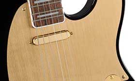 GOLD ANODIZED ALUMINUM PICKGUARD
