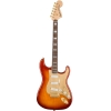 Fender Squier 40th Anniversary Stratocaster SSB Gold Edition Indian Laurel Fingerboard Electric Guitar with Gig Bag Sienna Sunburst 0379410547