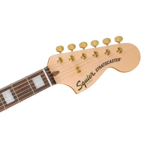 Fender Squier 40th Anniversary Stratocaster SSB Gold Edition Indian Laurel Fingerboard Electric Guitar Neck