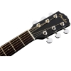 Fender CC-60SCE BLK Concert Cutaway Walnut Fingerboard Electro Acoustic Guitar with Gig Bag Black 0970153006