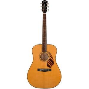 Fender PD-220E NAT Ovangkol Fingerboard Dreadnought Electro Acoustic Guitar with Gig Bag Natural 0970310321