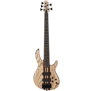 Cort A5 Ultra Ash ENB Etched Natural Black Artisan Series Bass Guitar 5 Strings with Gig Bag