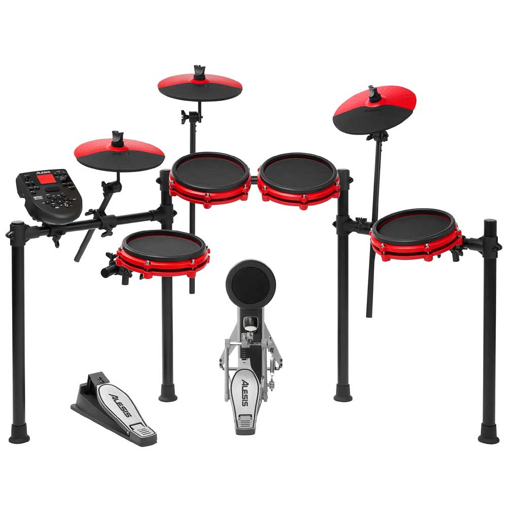 Alesis Nitro Mesh Kit Eight Piece Special Edition Electronic Drum Kit with Mesh Heads NITROMESHKIT SPL EDITION