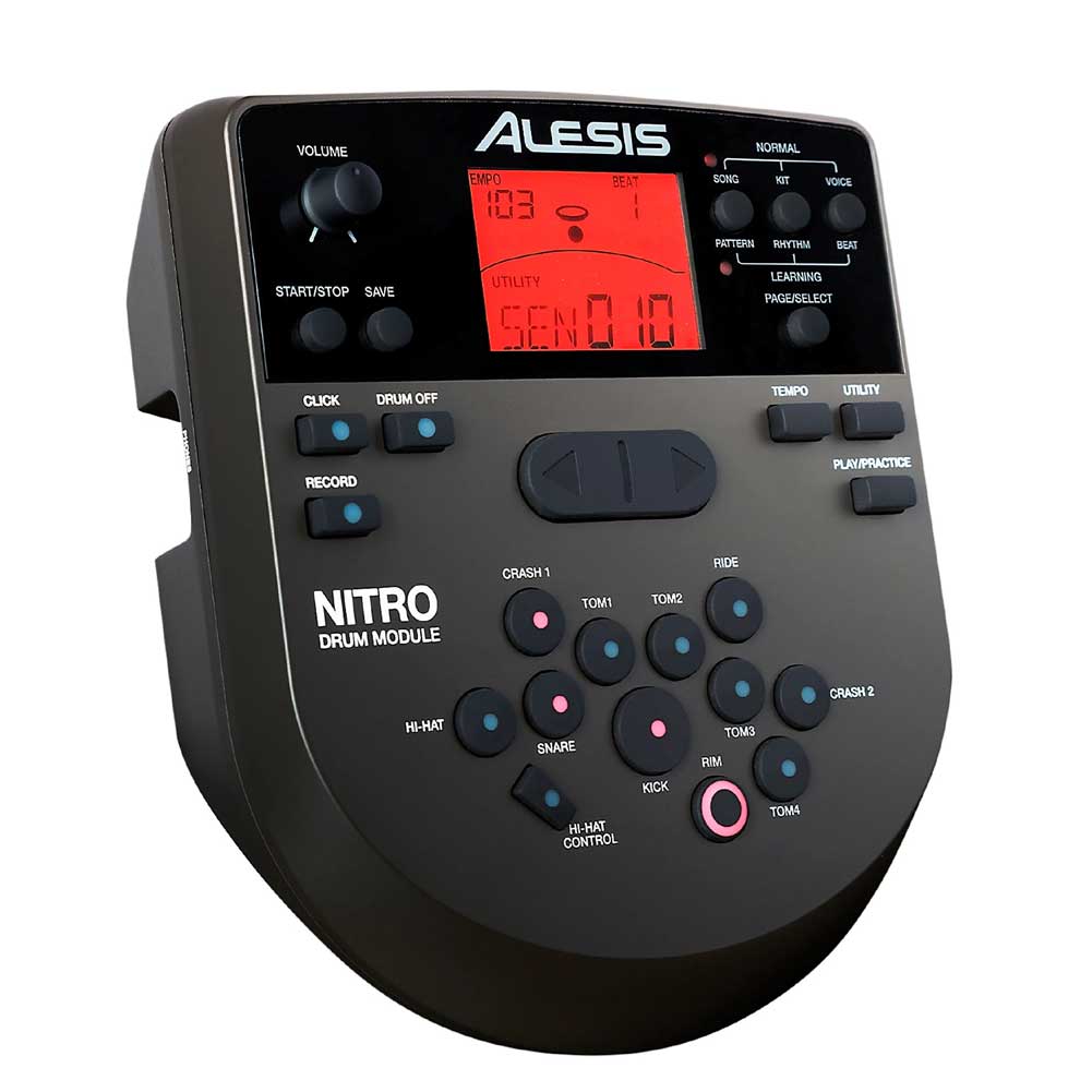 Alesis Nitro Mesh Kit Eight Piece Special Edition Electronic Drum Kit with Mesh Heads NITROMESHKIT SPL EDITION Musicians Cart