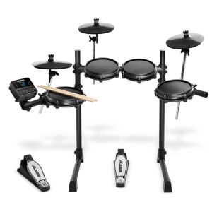 Sticks Headphone and Audio Cable Included Drum Throne More Stable Iron Metal Support Set Coolmusic DD8 Electric Drum Set Electronic Kit with Mesh Head 8 Piece 