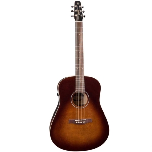 Seagull Burnt Umber EQ 041831 QIT Dreadnought Godin Quantum IT electronics with built-in tuner Electro Acoustic Guitar