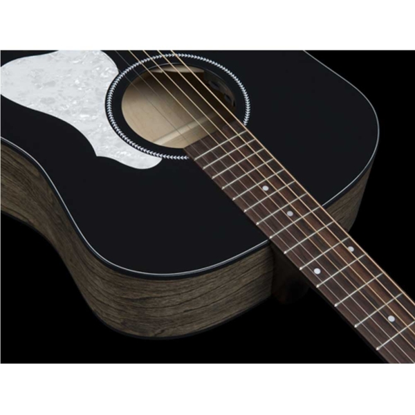 Seagull S6 Classic Black AE 048595 Dreadnought solid cedar top Fishman Sonitone preamp Electro Acoustic Guitar