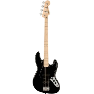 Fender Squier Affinity Jazz Bass Maple Fingerboard SS 4 String Bass guitar with Gig Bag Black 378603506