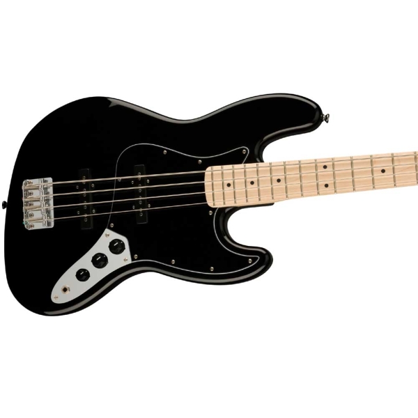 Fender Squier Affinity Jazz Bass Maple Fingerboard SS 4 String Bass guitar with Gig Bag Black 378603506