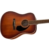 Fender PM-1E ACB Paramount Series Ovangkol Fingerboard Dreadnought Electro Acoustic Guitar with Case Aged Cognac Burst 0970310337