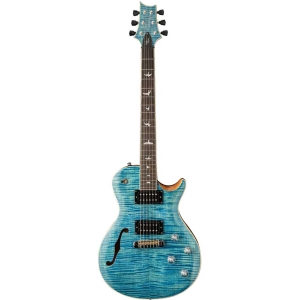 PRS SE Zach Myers Signature Series ZM3MC Rosewood Fingerboard Semi-Hollow Body Electric Guitar 6 String with Gig Bag Myers Blue