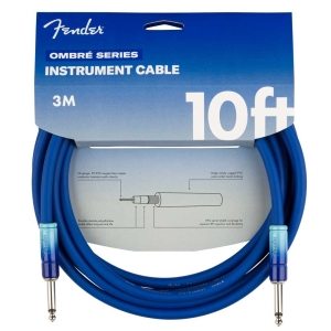 Fender Ombre Series Straight to Straight 10 Feet Instrument Cable Belair Blue 0990810210