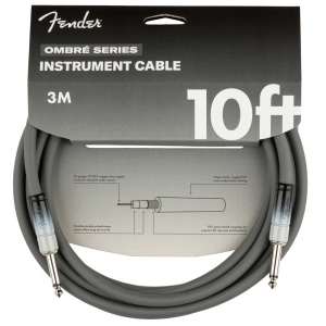 Fender Ombre Series Straight to Straight 10 Feet Instrument Cable Silver Smoke 0990810248