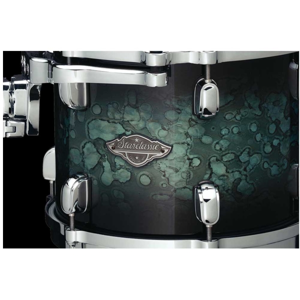 Tama Starclassic Performer MBS40RS-MSL Maple-Birch 5 Pcs 20" Drum Shell Pack Lacquer Finish Molten Steel Blue Burst MBS40RS-MSL + MBSS55-MSL