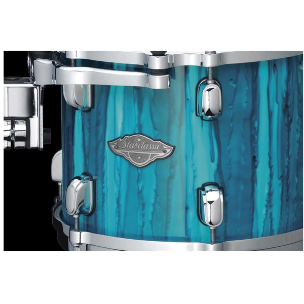 Tama Starclassic Performer MBS42RS-SKA Maple-Birch 5 Pcs 22" Drum Shell Pack Lacquer Finish Sky Blue Aurora MBS42S-SKA + MBSS55-SKA