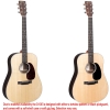 Martin D-13E Ziricote Natural Road Series Fishman MX-T Electro Acoustic Guitar with Gig Bag 11D13E-01