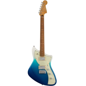 Fender Player Plus Meteora Pau Ferro Fingerboard HH Electric Guitar with Deluxe Gig Bag Belair Blue 0147353330