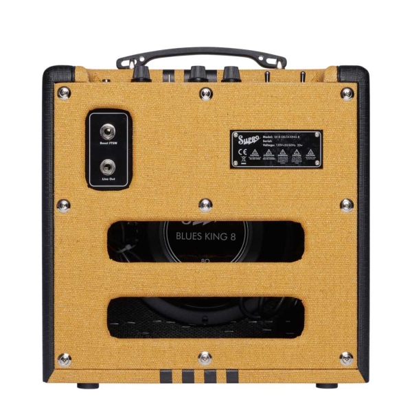 Supro Delta King 8 1x8-inch DK8 speaker 1-watt Tube Combo Amp Tweed and Black 1818TB