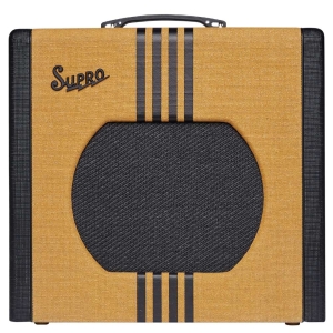 Supro Delta King 12 1x12-inch DK12 speaker 15-watts Tube Combo Amp Tweed and Black 1822RTB