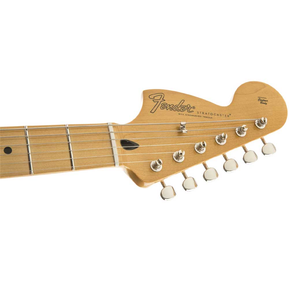 Fender Jimi Hendrix Stratocaster Maple Fingerboard headstock Limited Edition SSS Electric Guitar with Gig Olympic White 0145802305 - Musicians Cart