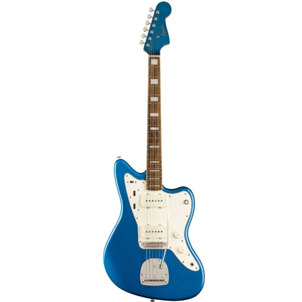 Fender Squier FSR Classic Vibe 70s Jazzmaster MH Laurel Fingerboard PPG Electric Guitar with Gig Bag Lake Placid Blue 0374089502