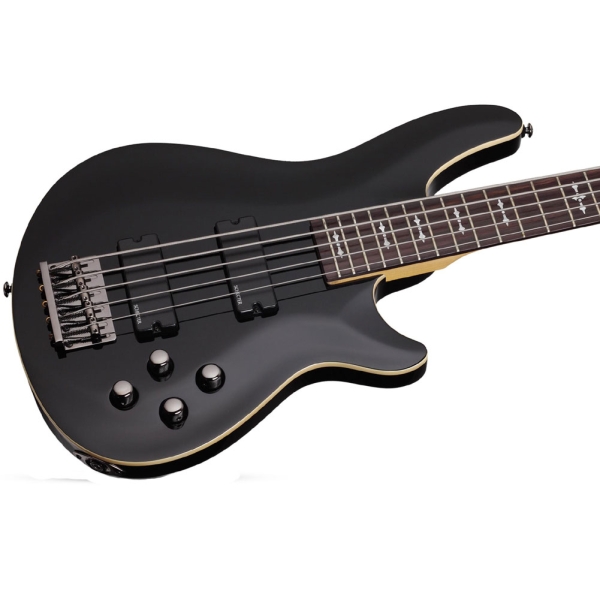 Schecter OMEN 5 BLK 2093 Black 5 string Bass Guitar