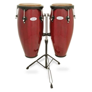Toca 2300RR Synergy Series Wood Conga Set 10’’ Quinto & 11’’ Conga with Double stand