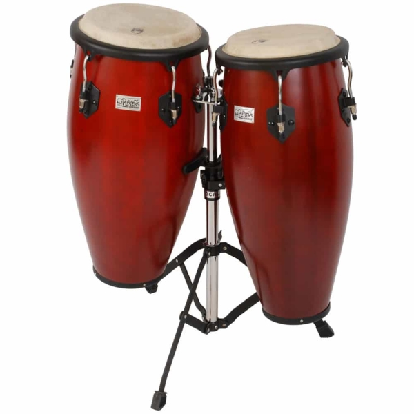 Toca 2800C Players Series Wood Conga 10" & 11" Set with Double Stand