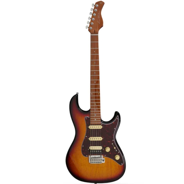 Sire Larry Carlton S7 3TS Signature series Roasted Maple Neck HSS Electric Guitar with Gig Bag 3-Tone Sunburst