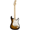 Fender American Original 50s Stratocaster Maple SSS 2-Color Sunburst Electric Guitar with Vintage-Style Hardshell 0110112803.