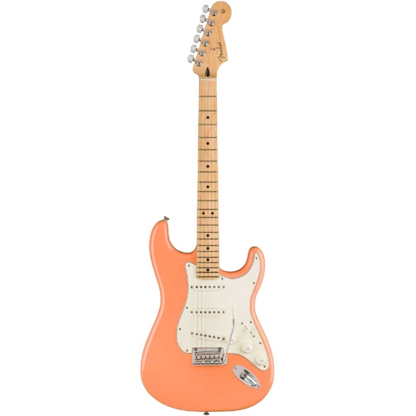 Fender Player Stratocaster Maple Fingerboard Limited Edition SSS Electric Guitar with Gig Bag Pacific Peach 0144502579
