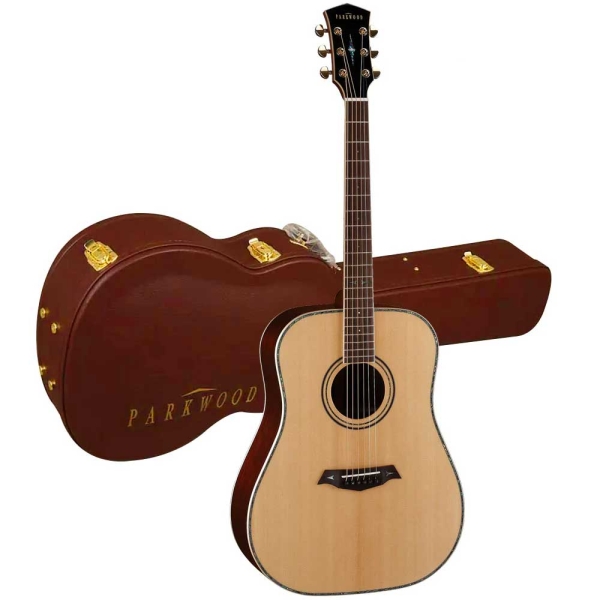 Parkwood P820ADK Natural OM body Rosewood Fingerboard All Solid Wood Acoustic Guitar