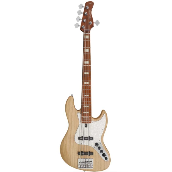 Sire Marcus Miller V8 Swamp Natural 5 String 2nd Gen Bass Guitar with Sire Gig Bag