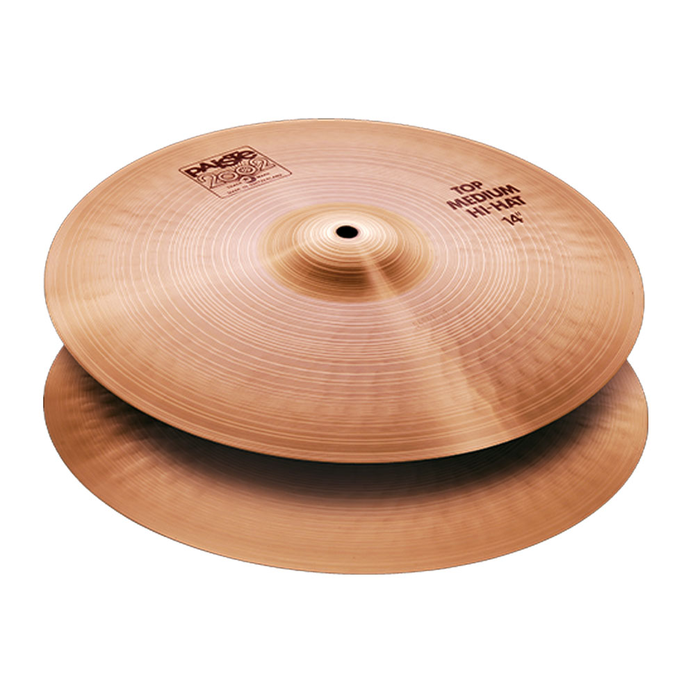 Paiste 2002 Series Medium Hi-Hat Cymbal 14 inch 0001063714 Paiste 2002 Series Medium Hi-Hat Cymbal 14 inch 0001063714