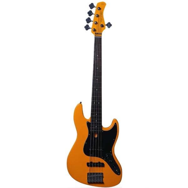 Sire Marcus Miller V3 Orange 5 String 2nd Gen Bass Guitar with Gig Bag