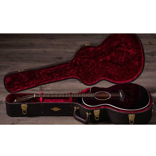 Taylor 214ce DLX BLK Sitka Spruce Top Expression System 2 Electro Acoustic Guitar with Hardcase