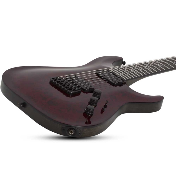 Schecter C-7 Apocalypse Red Reign 3056 Electric Guitar 7 String