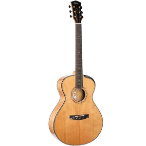 Cort Gold Passion Nat Modern Concert Body LR Baggs Anthem Electro Acoustic Guitar with Hardcase