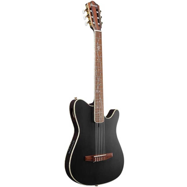Ibanez TOD10N BK Tim Henson Signature Series Premium Electro Acoustic Classical Guitar with Gig Bag