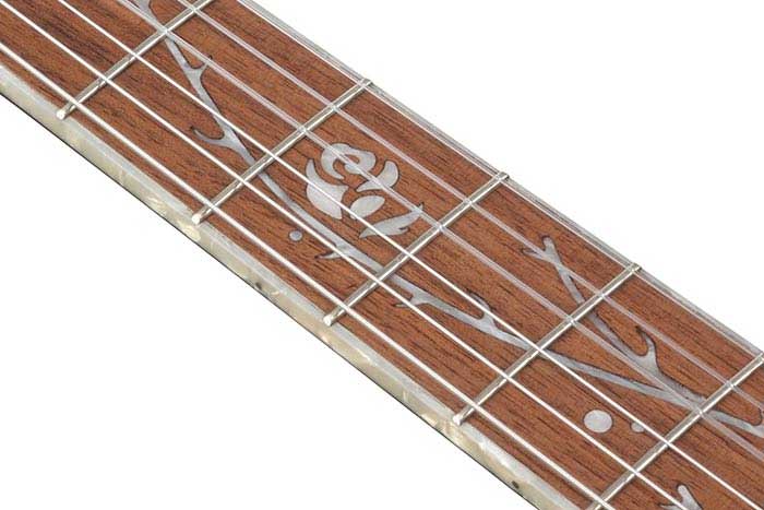 Walnut fretboard