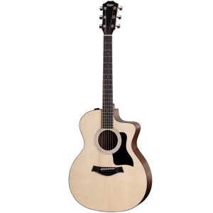 Taylor 114ce Walnut Sitka Spruce Top Cutaway Expression System 2 Electronics Electro Acoustic Guitar With Taylor Gig bag Case