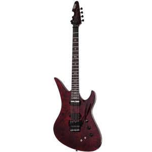 Schecter Avenger FR S Apocalypse 1308 Red Reign with Sustainiac Electric Guitar 7 String