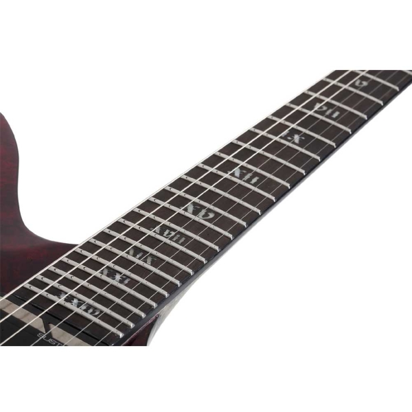 Schecter Avenger FR S Apocalypse 1308 Red Reign with Sustainic Electric Guitar 7 String