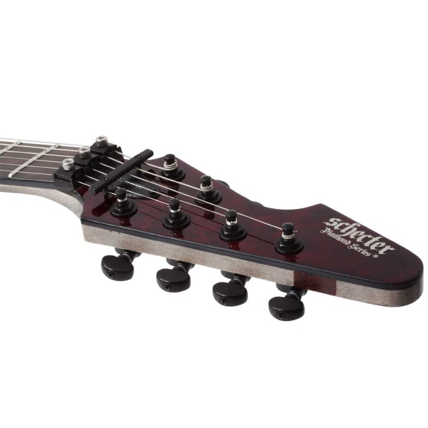 Schecter Avenger FR S Apocalypse 1308 Red Reign with Sustainiac