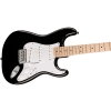 Fender Squier Sonic Stratocaster Maple SSS Electric Guitar Black 0373152506