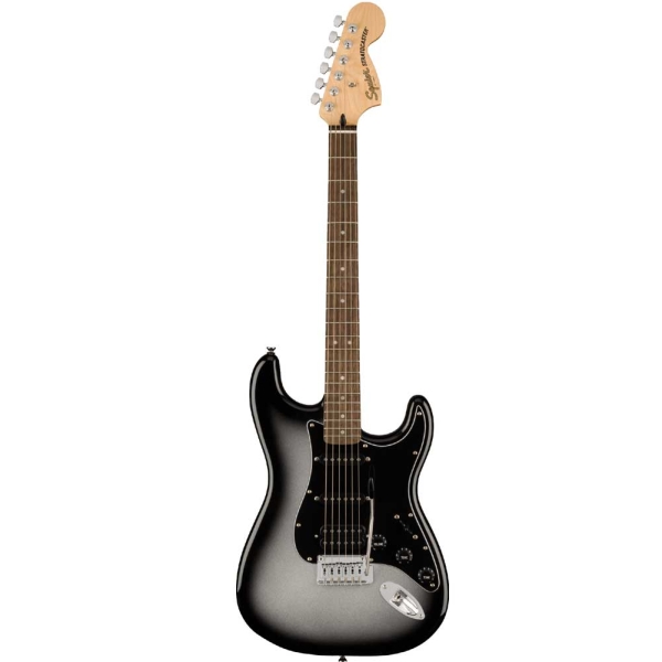 Fender Squier Affinity Series Stratocaster HSS BPG SVB LRL Fingerboard Electric Guitar with Gig bag Silverburst 0378101591