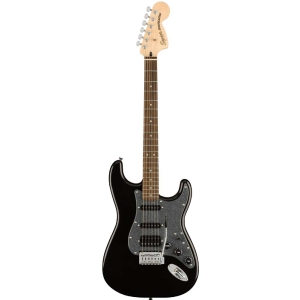 Fender Squier Affinity Series Stratocaster HSS MBPG MBK LRL Fingerboard Electric Guitar with Gig bag Metallic Black 0378108565