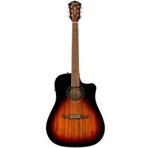 Fender FA-345CE Dao Exotic Auditorium Cutaway Ltd Edition Walnut Fingerboard Electro Acoustic Guitar with Gig Bag Dao Exotic 0971313050