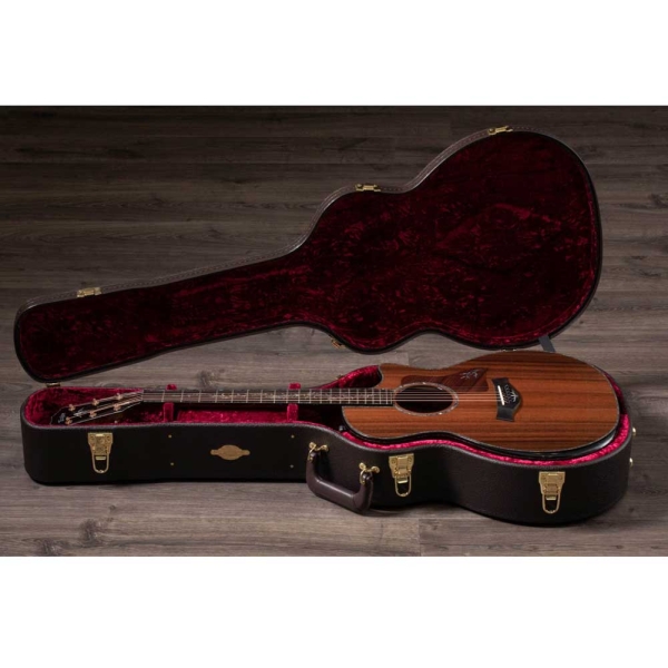 Taylor PS14ce Honduran Rosewood/Sinker Redwood Grand Auditorium Venetian Cutaway Expression System 2 Electronics Electro Acoustic Guitar With Taylor Deluxe Hardshell Brown Case